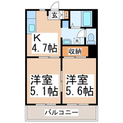 モンパルク尾ノ上の物件間取画像